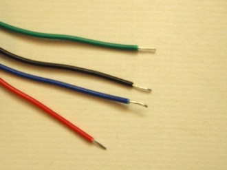 Different color of wire insulation