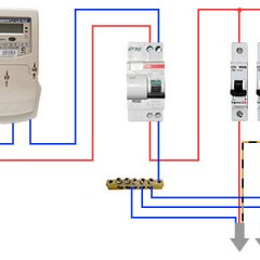 4 competent schemes for connecting a single-phase RCD