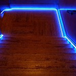 Flexible neon stair lights
