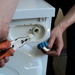 Step-by-step instructions for connecting the washing machine