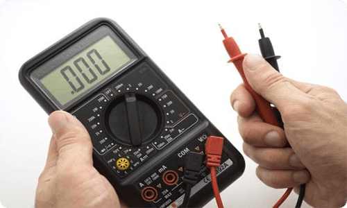 Using a multimeter to check wiring