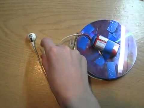 Homemade disk and batteries