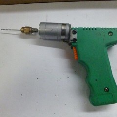 Assembly instructions for a homemade drill