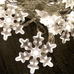 Product in the shape of snowflakes