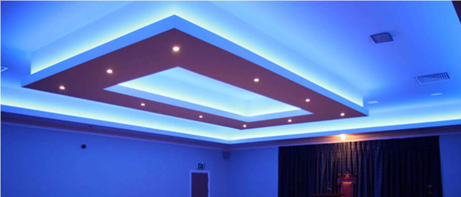 Original multi-level ceiling lighting