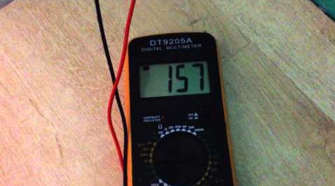 Less than 160 volts on line