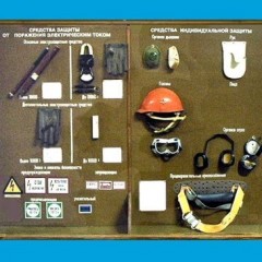 What protective equipment is used in electrical installations up to 1000 volts?