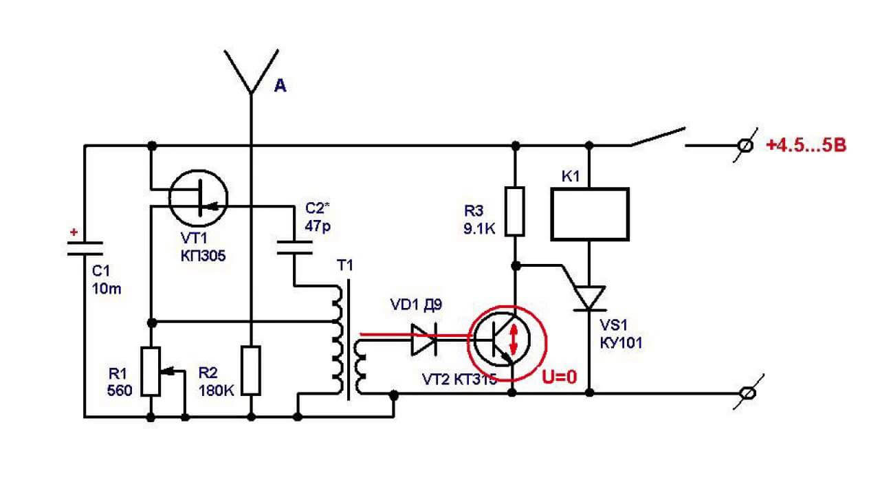 Presence detector circuit