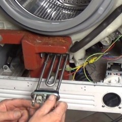 Instructions for replacing the heater in the washing machine