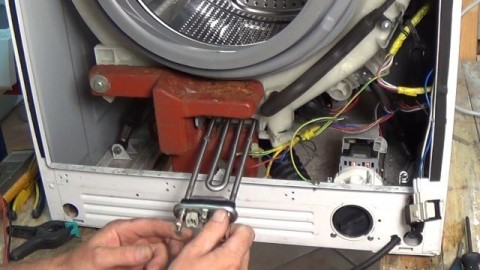 Instructions for replacing the heater in the washing machine