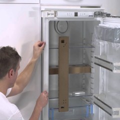 Rules for installing a built-in refrigerator in the kitchen