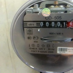 Characteristics of the electric meter СО-505