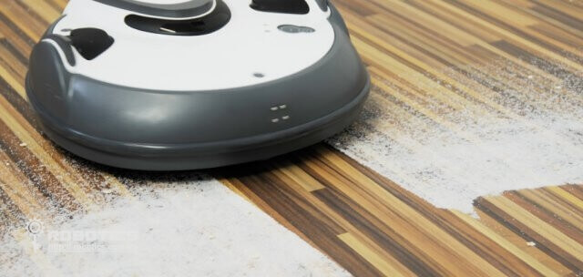 Robotic floor cleaning