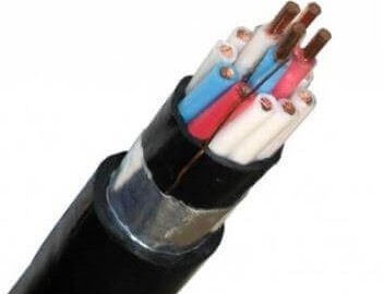 Characteristics of the control cable KVVG