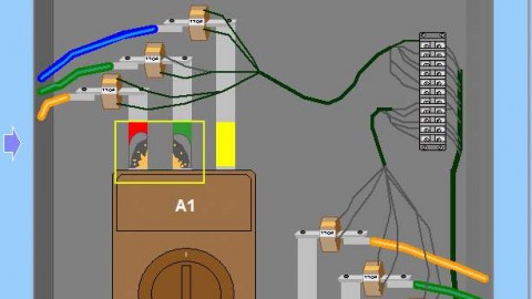 What is an interphase short circuit