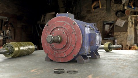 What are the types of electric motors and how do they differ