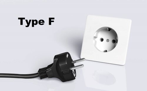 F (Euro plug and Euro socket)