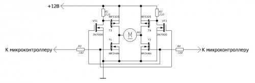 Field-effect reverse transistor circuit