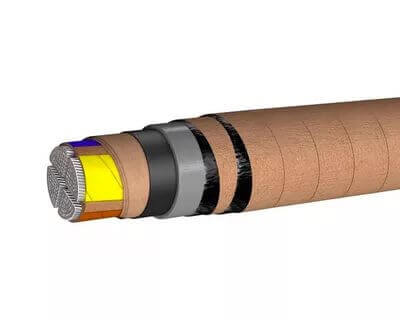 Oil-insulated paper cable