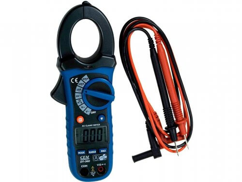 Modern clamp meters measure not only current, but also resistance, voltage and check diodes
