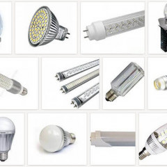 What are the types of LED lamps for the home